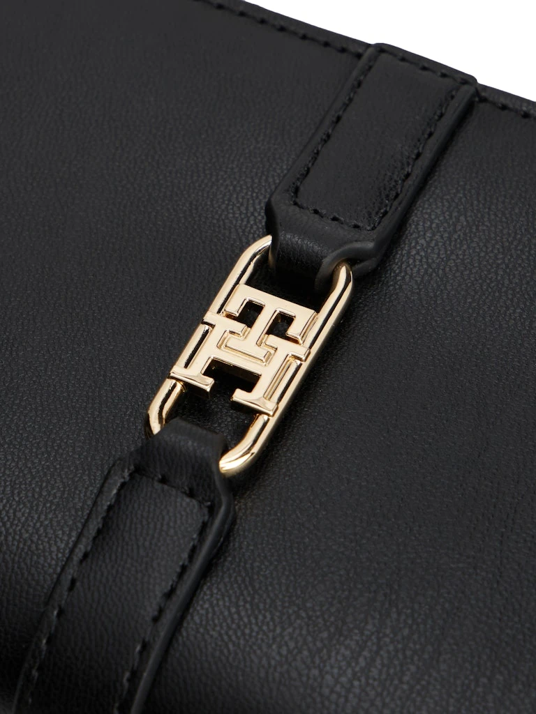 Tommy Hilfiger Kadın Siyah  2'ye Katlanan  Cüzdan