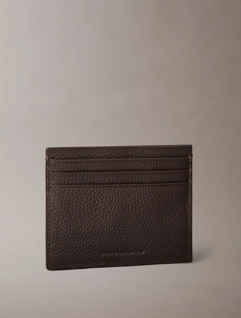 Calvin Klein Erkek Kahverengi Deri Kartlık Cüzdan