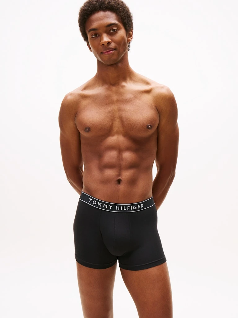 Tommy Hilfiger Rejeneratif Pamuk Siyah Erkek Klasik Boxer