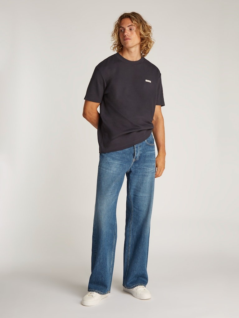 Calvin Klein Rejeneratif Pamuk Siyah Erkek Kısa Kollu T-Shirt - J30J327234BA1