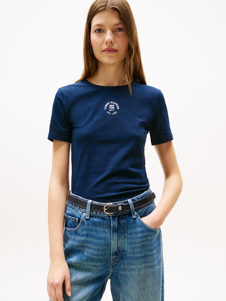 Tommy Hilfiger Kadın Lacivert T-Shirt
