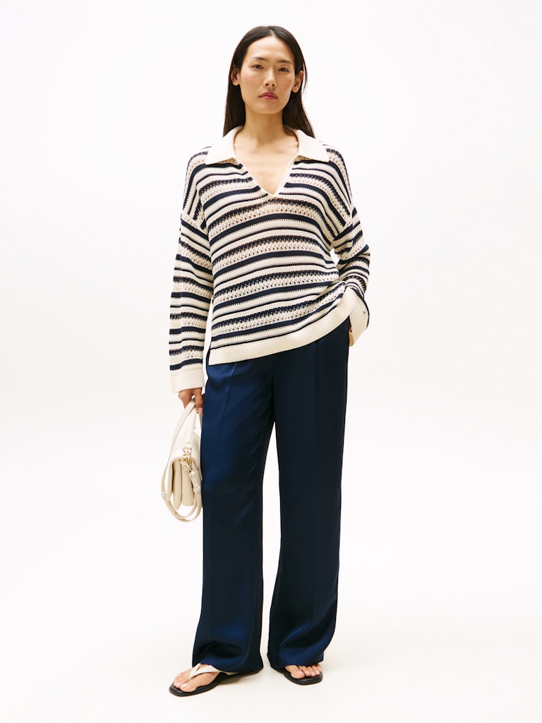 Tommy Hilfiger Kadın Lacivert Pantolon