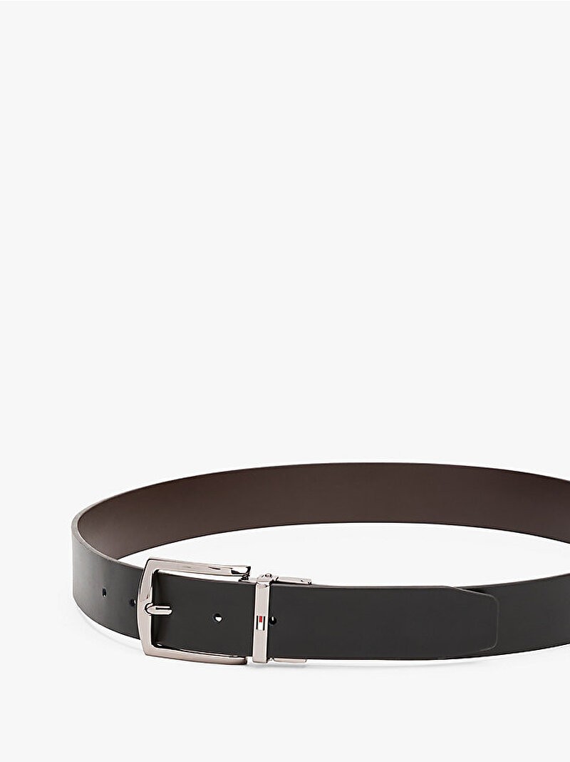 Tommy Hilfiger Erkek Kahverengi Denton 3.5cm Kemer