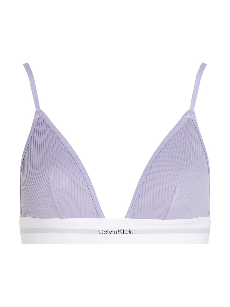 Calvin Klein Modal Mor Kadın Üçgen Bralet - LV00QF8248WBN