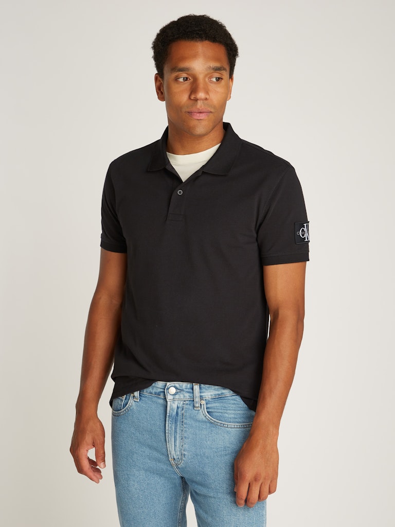Calvin Klein Erkek Badge Polo T-Shirt