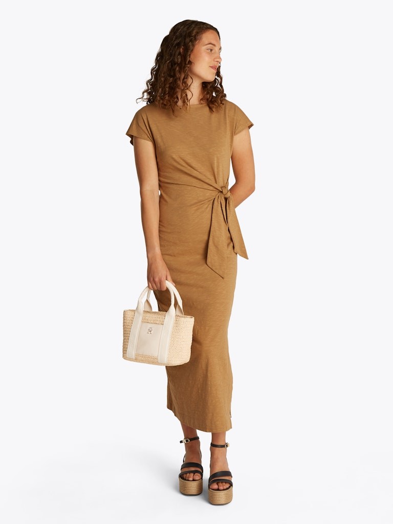 Tommy Hilfiger Bej Kadın Tote Çanta - AW0AW17199AA8