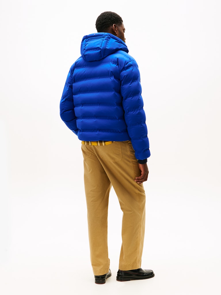 Tommy Hilfiger Erkek Tech Kapşonlu Mavi Mont