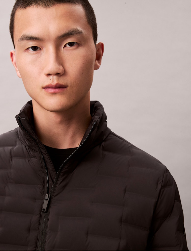 Calvin Klein Erkek Siyah Puffer Mont