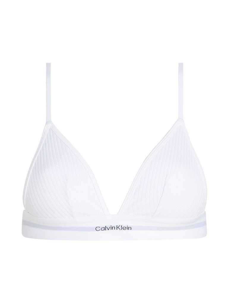 Calvin Klein Modal Beyaz Kadın Üçgen Bralet - LV00QF8248100