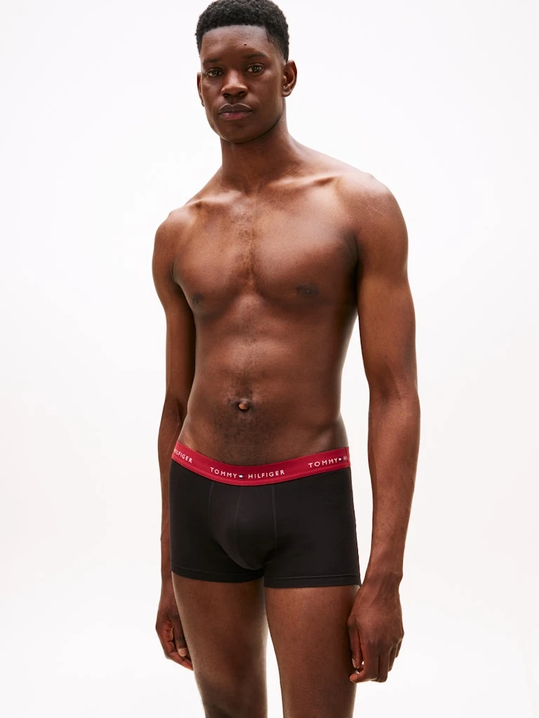 Tommy Hilfiger Erkek Siyah  Standart Boxer  Boxer