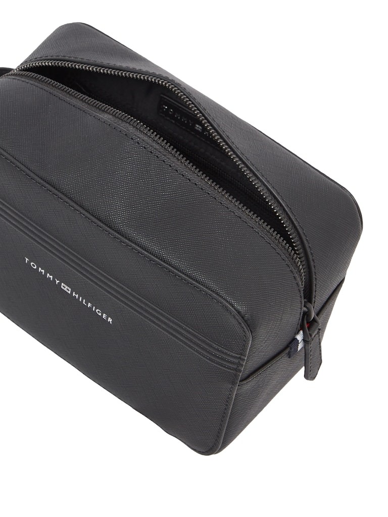 Tommy Hilfiger Deri Siyah Erkek Washbag - AM0AM13264BDS