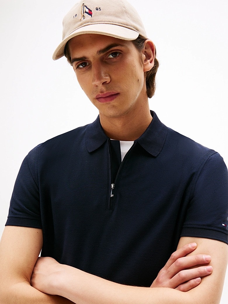 Tommy Hilfiger Erkek Lacivert Polo T-Shirt