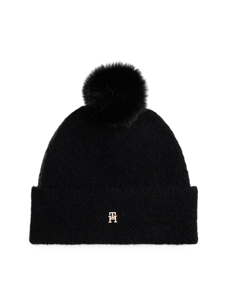 Tommy Hilfiger Kadın Siyah Bere