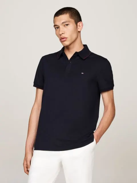 Tommy Hilfiger Erkek Lacivert Polo T-Shirt