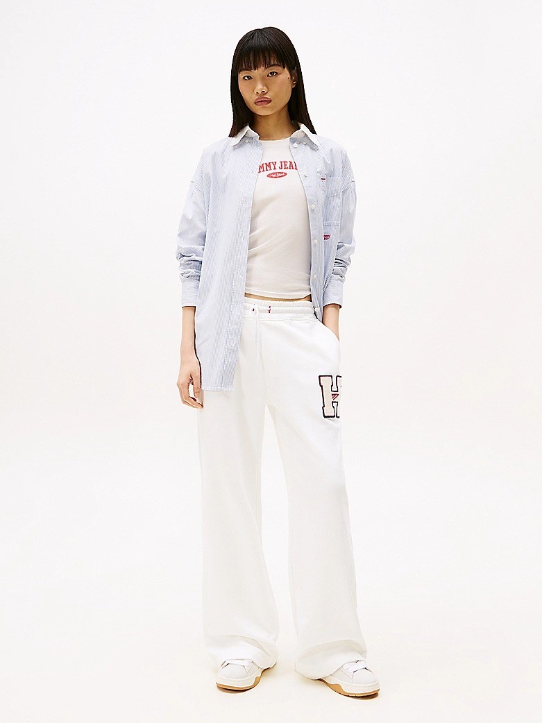 Tommy Jeans Kadın Beyaz Eşofman - DW0DW20558YAC