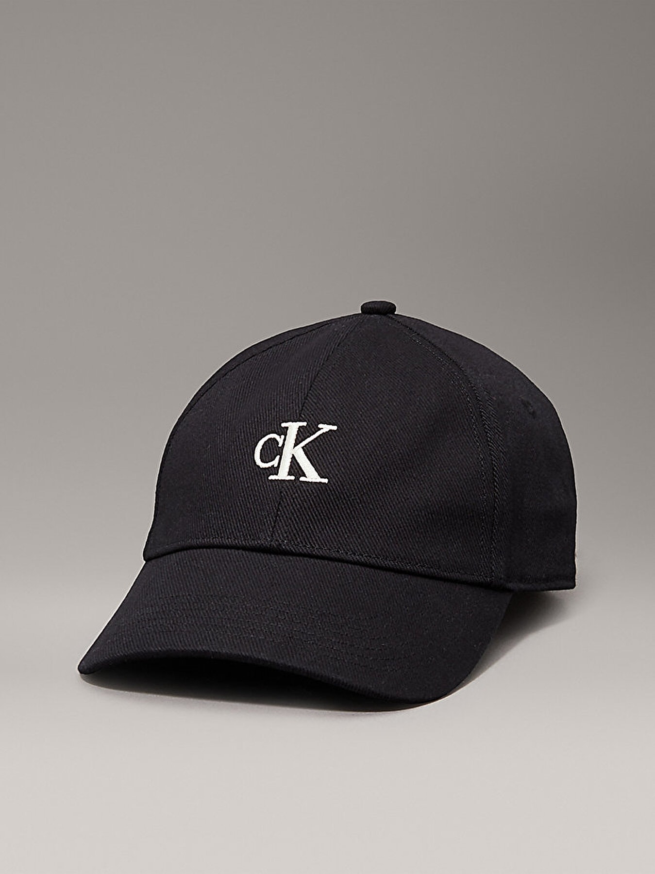 Calvin Klein Kadın Monogram Siyah Embroidery Şapka