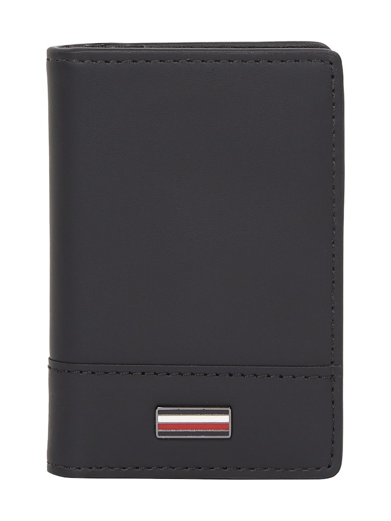 Tommy Hilfiger Deri Siyah Erkek Katlanabilir Cüzdan - AM0AM13248BDS