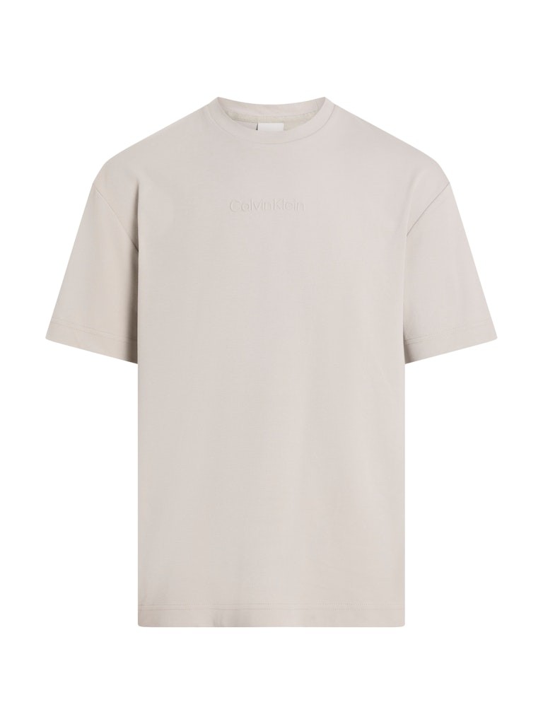 Calvin Klein Rejeneratif Pamuk Gri Erkek Kısa Kollu T-Shirt - K10K114167PBQ