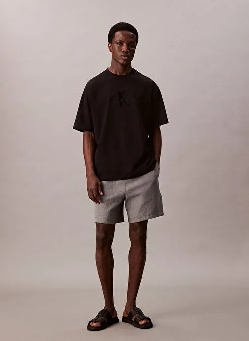 Calvin Klein Siyah Erkek Relaxed T-Shirt