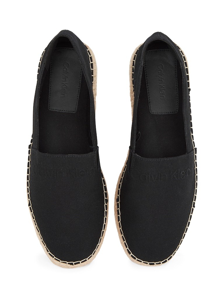 Calvin Klein Pamuk Siyah Erkek Espadril Ayakkabı - HM0HM01808BEH