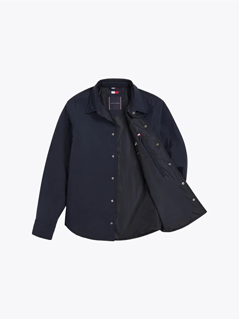 Tommy Hilfiger Lacivert Erkek Gömlek Ceket - MW0MW37629DW5