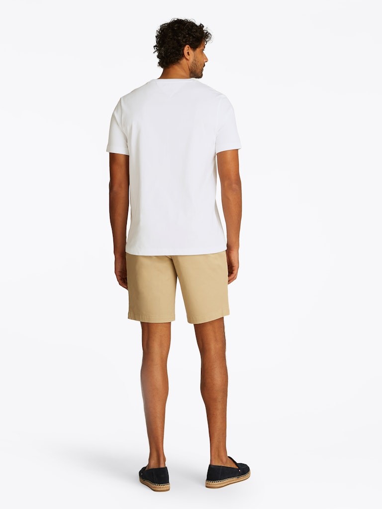 Tommy Hilfiger Pamuk Beyaz Erkek Kısa Kollu T-Shirt - MW0MW38612YBR