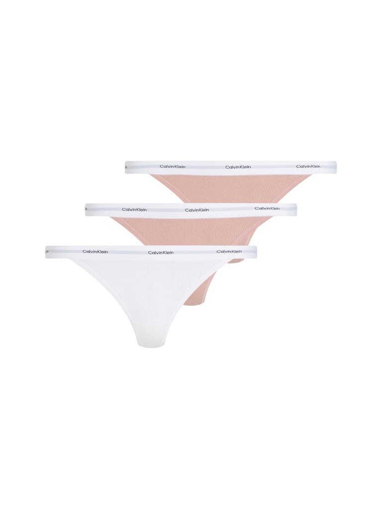 Calvin Klein Pamuk Çok Renkli Kadın Thong İç Çamaşırı - LV00QD5308TL2