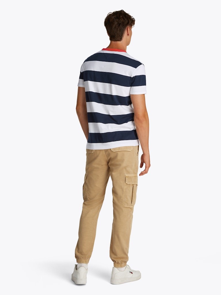 Tommy Hilfiger Rejeneratif Pamuk Lacivert Erkek Kısa Kollu T-Shirt - DM0DM207660A6