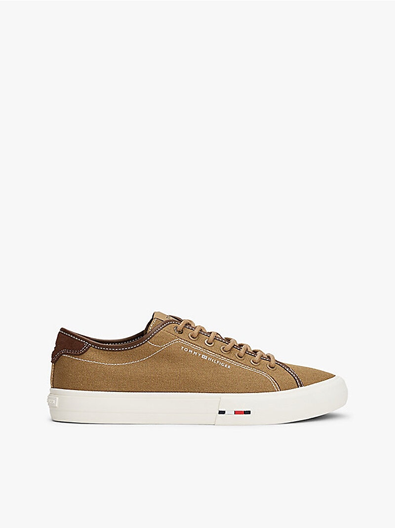 Tommy Hilfiger Erkek Kahverengi Sneaker
