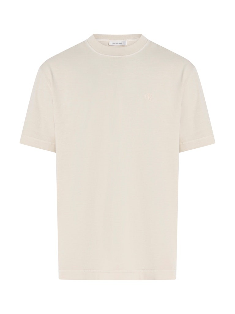 Calvin Klein Rejeneratif Pamuk Gri Erkek Kısa Kollu T-Shirt - J30J327488PDV
