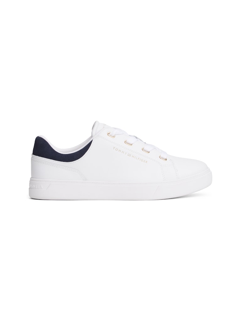 Tommy Hilfiger Kadın Beyaz Kısa Taban Sneakers
