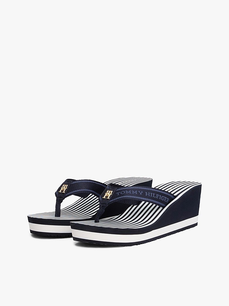 Tommy Hilfiger Lacivert Kadın Parmak Arası Terlik - FW0FW08521DW6