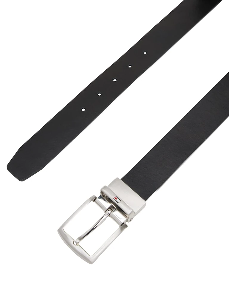 Tommy Hilfiger Erkek Lacivert Standart 3,5 cm Kemer