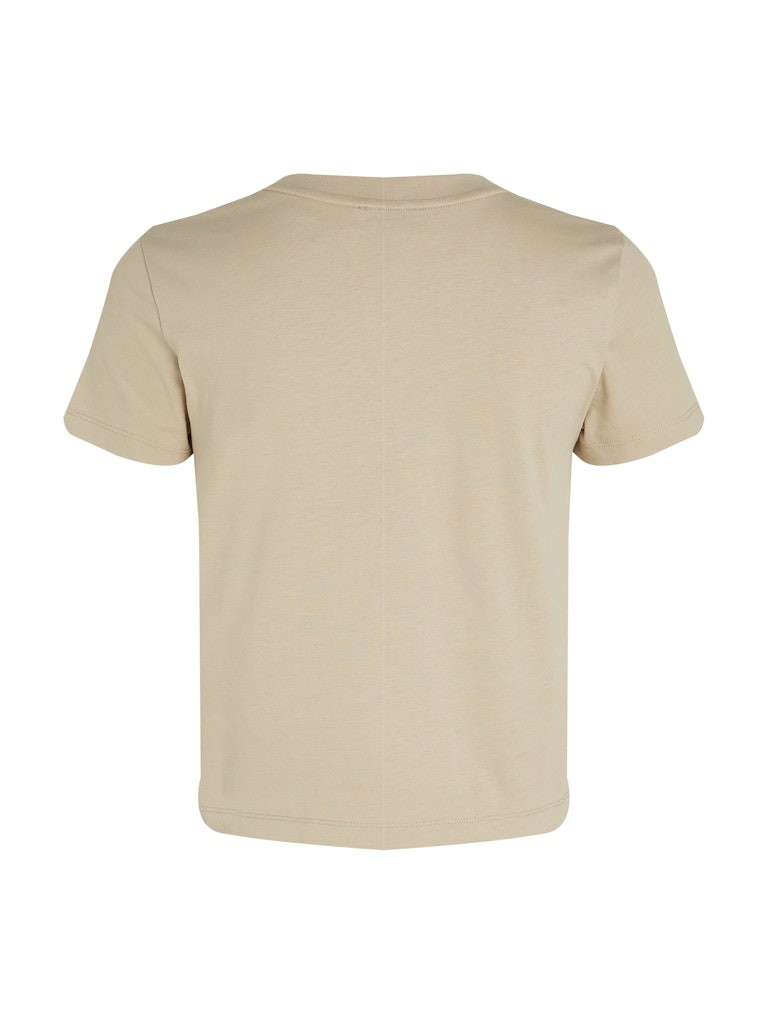 Calvin Klein Rejeneratif Pamuk Vizon Kadın Kısa Kollu T-Shirt - J20J225524PF0