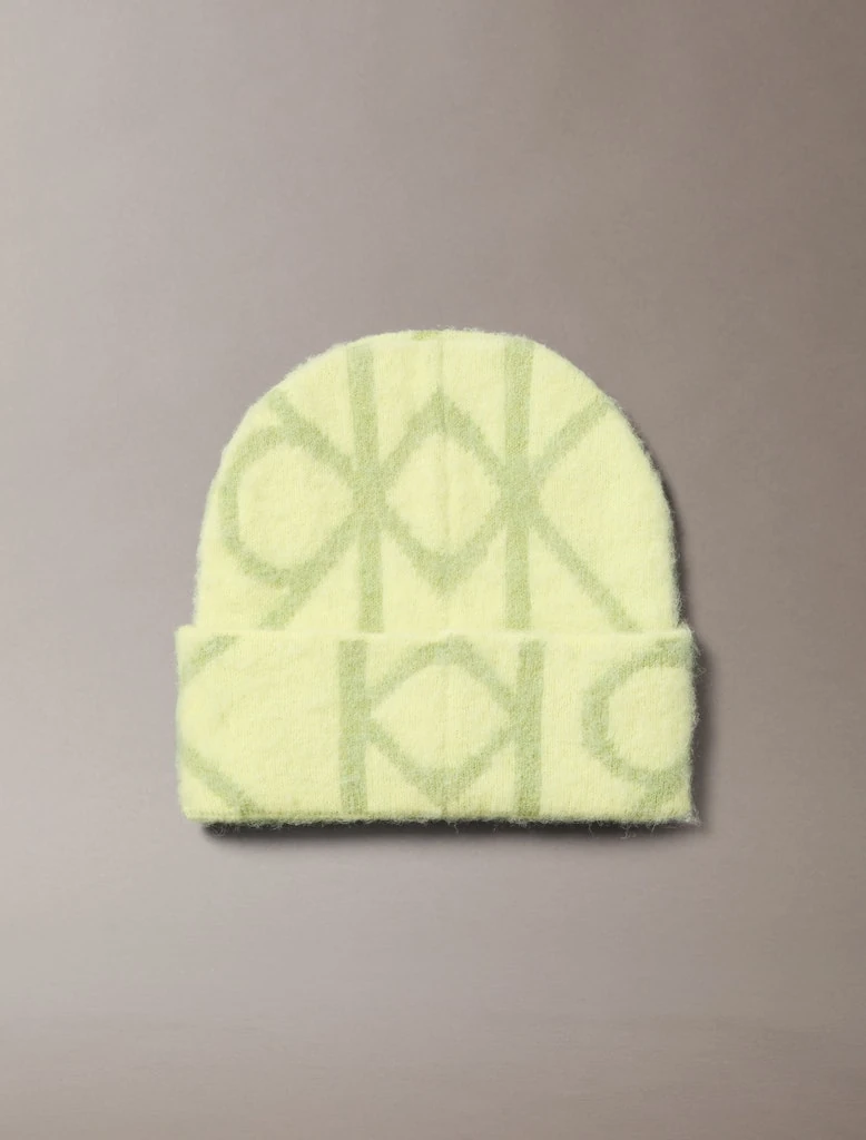 Calvin Klein Erkek Sarı Bere Şapka