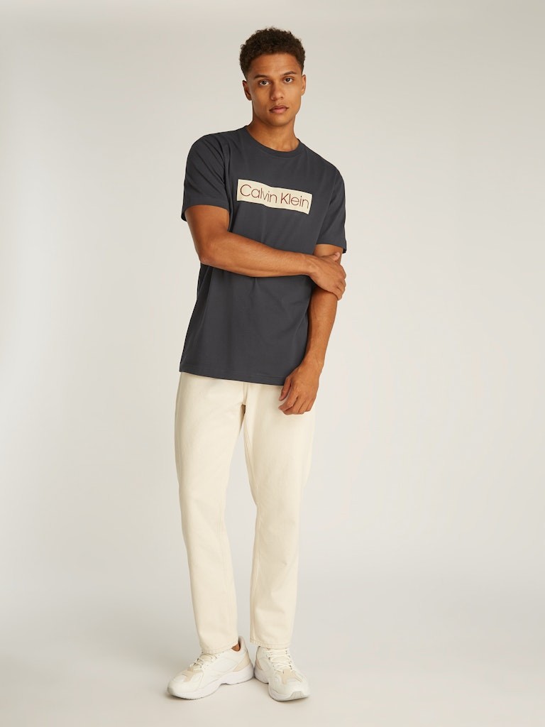 Calvin Klein Rejeneratif Pamuk Siyah Erkek Kısa Kollu T-Shirt - J30J327472BA1