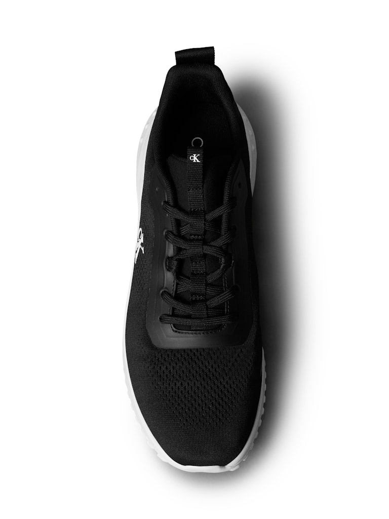 Calvin Klein Erkek Siyah Kısa Taban Runner Sneakers