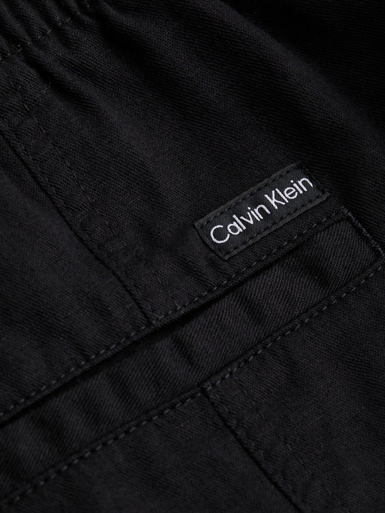 Calvin Klein Keten Siyah Kadın Soft Pantolon - J20J225340BEH