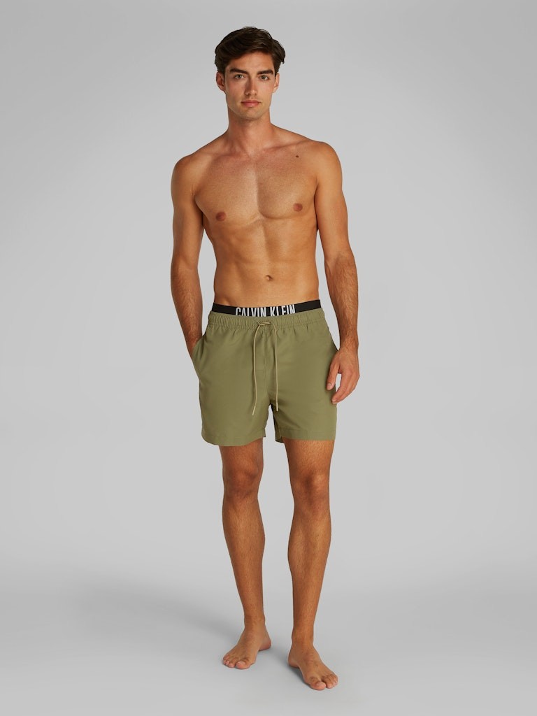 Calvin Klein Haki Erkek Deniz Şortu - KM0KM01093LB6