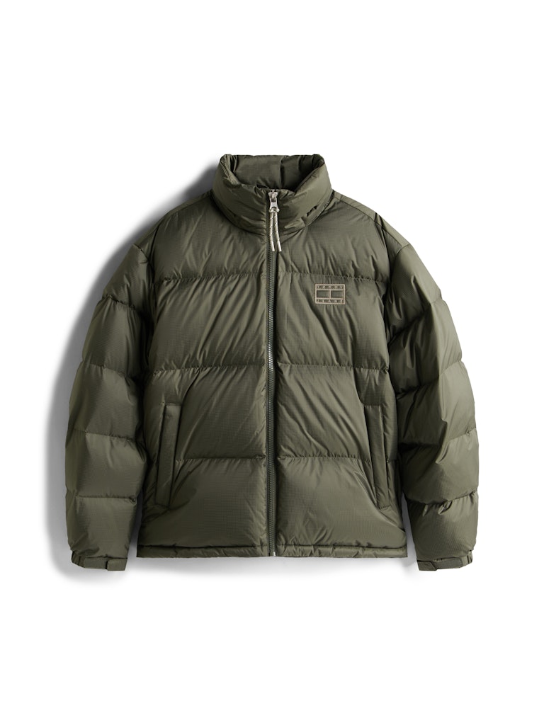 Tommy Hilfiger Erkek Kaz Tüyü Puffer Yeşil Mont