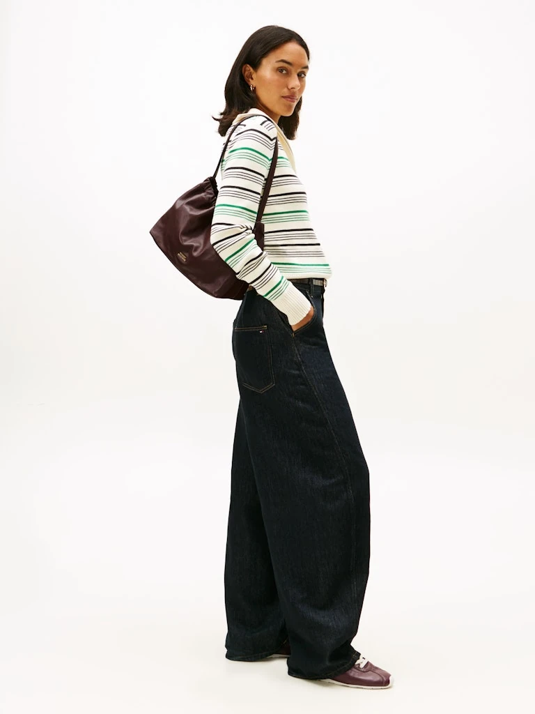 Tommy Hilfiger Kadın Kahverengi Omuz El Çantası