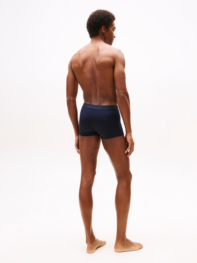 Tommy Hilfiger Erkek Lacivert  Uzun Boxer  Boxer