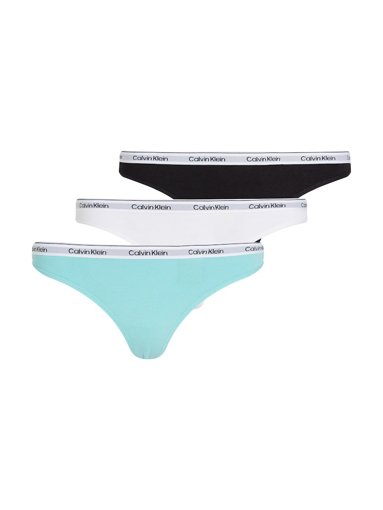 Calvin Klein Pamuk Çok Renkli Kadın Thong İç Çamaşırı - 000QD5209EWAC