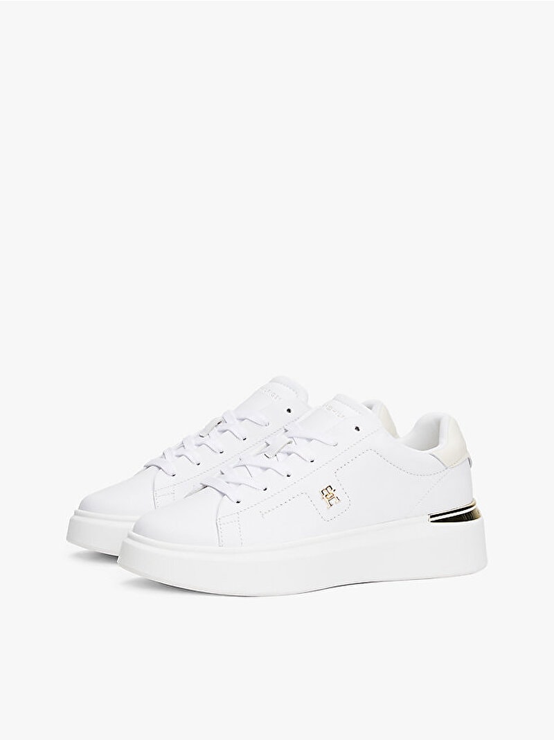 Tommy Hilfiger Kadın Fashion Court Beyaz Sneaker