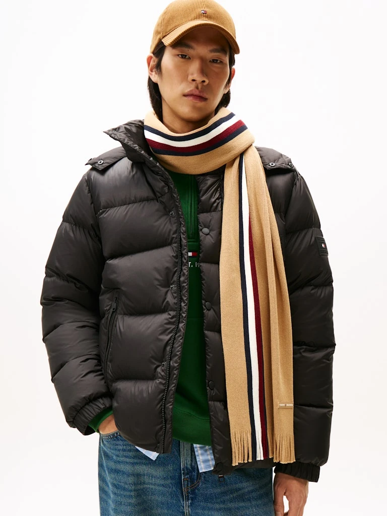 Tommy Hilfiger Erkek Bej Şal