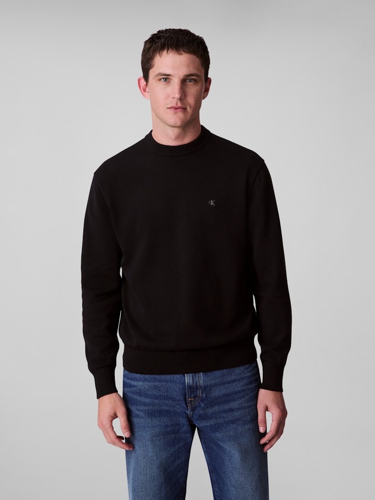 Calvin Klein Erkek Siyah O Yaka Triko