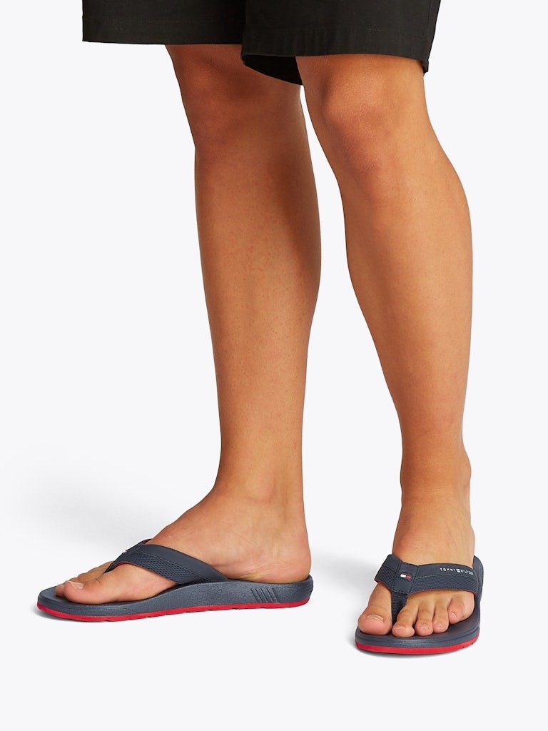 Tommy Hilfiger Lacivert Erkek Parmak Arası Terlik - FM0FM05361DW5