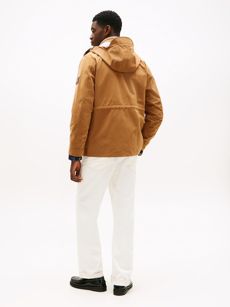 Tommy Hilfiger Erkek Kahverengi Mont