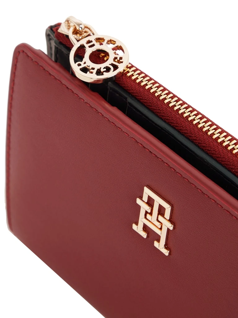 Tommy Hilfiger Kadın Distinct Slim Kırmızı Cüzdan