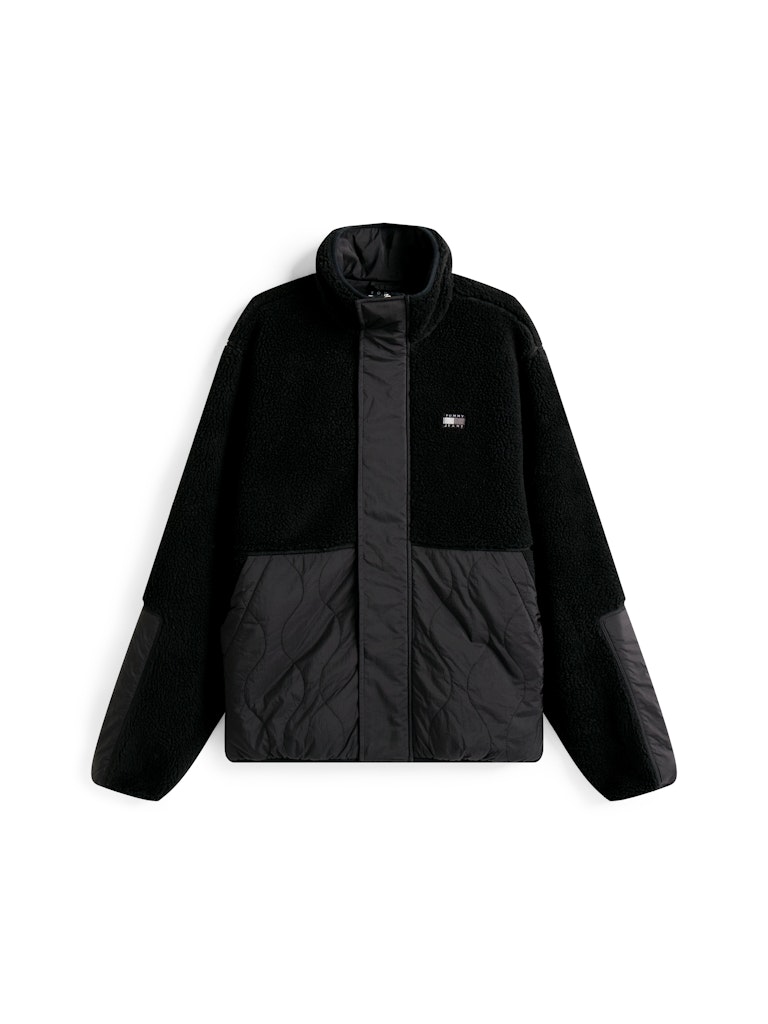 Tommy Hilfiger Erkek Siyah  Teddy  Mont